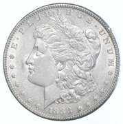 1888-S Morgan Silver Dollar - Scratched