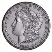 1889-CC Morgan Silver Dollar