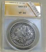 1894-S Morgan Dol ANACS VF-30