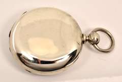 Handsome 1883 Illinois Pocket Watch in Coin Silver