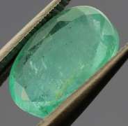 Fantastic color! 1.49ct vibrant green Colombian Emerald