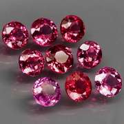 9.72ct premium cherry pink Rhodolite Garnet set