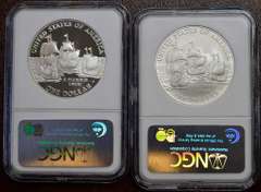 Set Of 2007-P Jamestown Proof And MS NGC 70