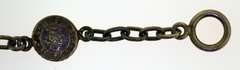 Sterling Silver Antique Asian Coin Bracelet