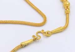 Set of 22kt Indian Gold Necklace and Bracelet