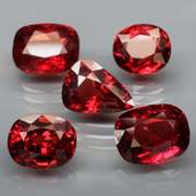 Mixed cut 11.69ct premium cherry red Pyrope garnet