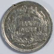 1869 S Seated Half Dimes