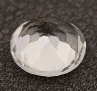 Glittering 3.64ct diamond white Topaz solitaire