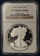 2012-W Proof American Silver Eagle NGC PF70 Ultra Cameo