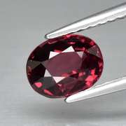 Ravishing 1.13ct rich red violet Rhodolite Garnet