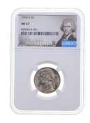 MS67 1950-D Jefferson Nickel - Graded NGC