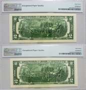 (2) Superb Gem Crisp 2013 $2 Star Notes FRB NY PMG 67 EPQ-Consecutive!