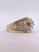 14K Diamond Ring