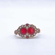 14kt Gold, Ruby, & Diamond Ring