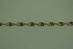 Italian Sterling Silver Twisted Omega Chain Necklace