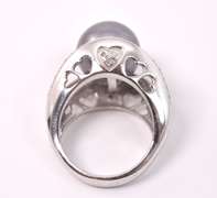 Sensational Pearl & Diamond Ring, 18KT