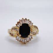 14kt Gold, Blue Sapphire, & Diamond Jewelry Set!