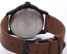 Gucci G Timeless Leather Chronograph 44mm Quartz Watch