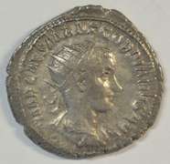 Real sharp Gordian III Roman Silver Antoninianus, 238-244 AD