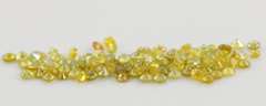 Brilliant 1ct parcel of glittering yellow diamonds
