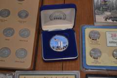 Lot Of Collectible Coins And Displays.