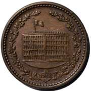 1863 Willard & Jackson N Y City Oyster House Civil War Store Card.