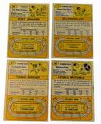4 Topps 1974 Football Cards, All Greats