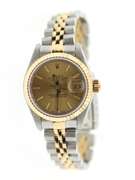 Ladies Twotone Datejust Rolex watch