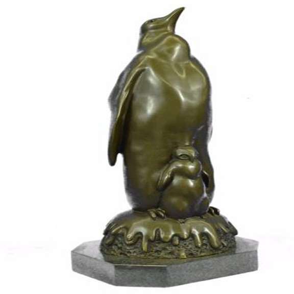 Penguin Chick Bronze Sculpture