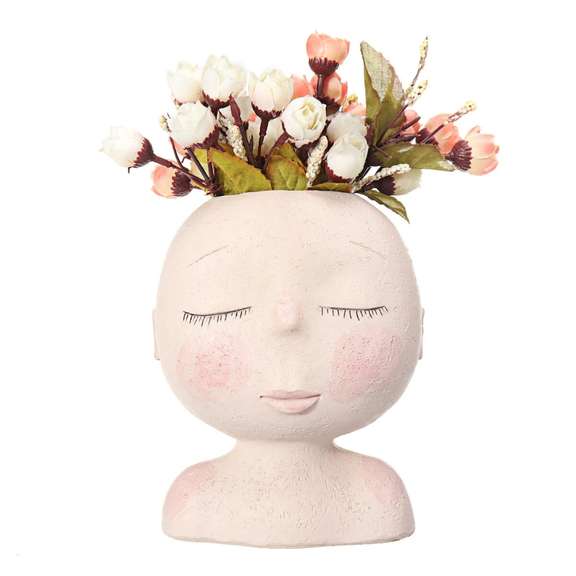 Nordic Doll Shaped Flower Pot Sculpture Flower Vase