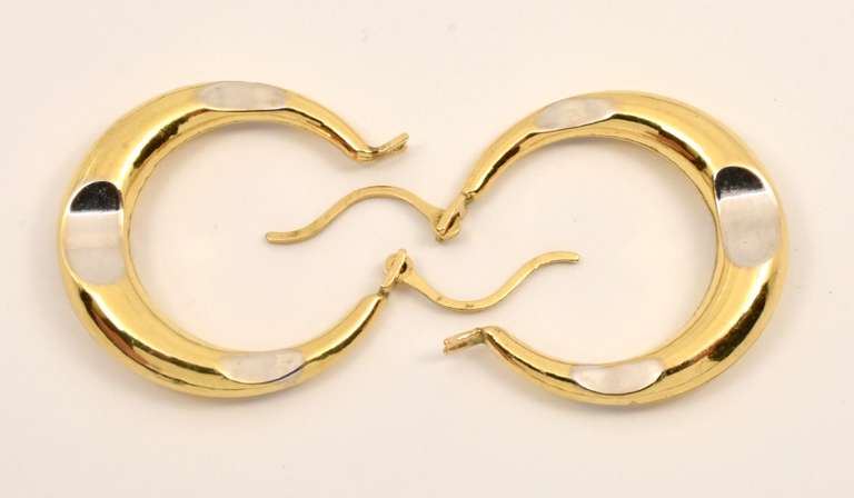 Fashionable 14k Hoop Earrings
