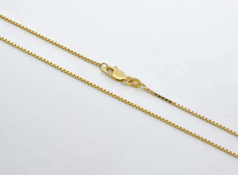Practical 14k Box Link Necklace