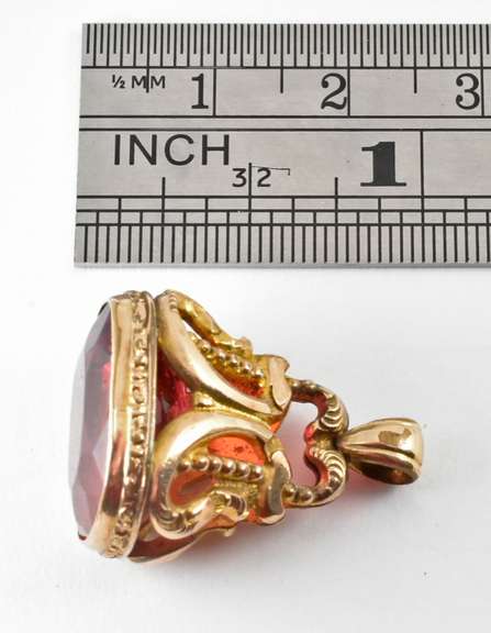 Antique Gold Filled Watch Fob