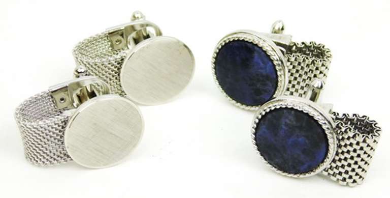 2 Pairs of Vintage Wrap-Around Cuff Links