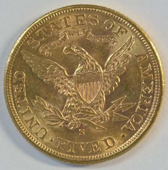 Ultra-fresh Choice BU 1901-S US $5 Liberty Gold Piece