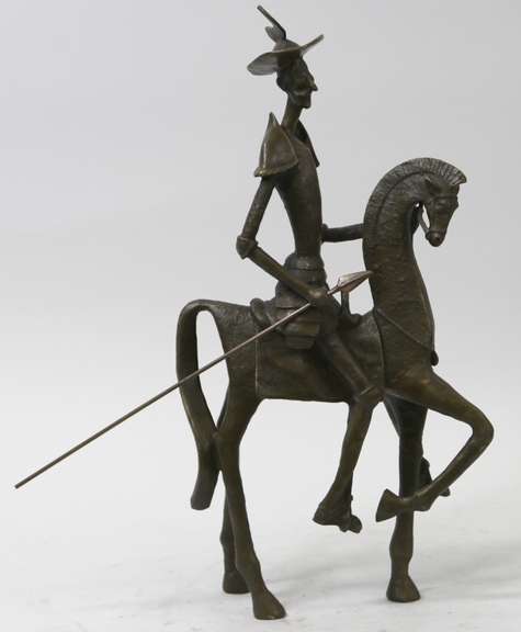 Don Quixote on Horse Bronze Sculpture