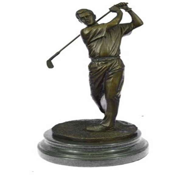 Golfer Bronze Sculpture