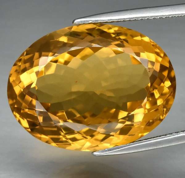 AAA cut color and clarity 26.65ct Brazilian Citrine