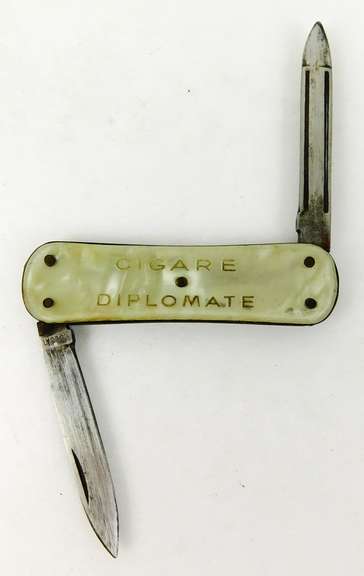 Vintage French Cigar/Cigarette Advertising Pocket Knife