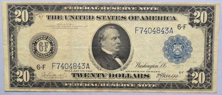 $20 1914 Series Cleveland FRN