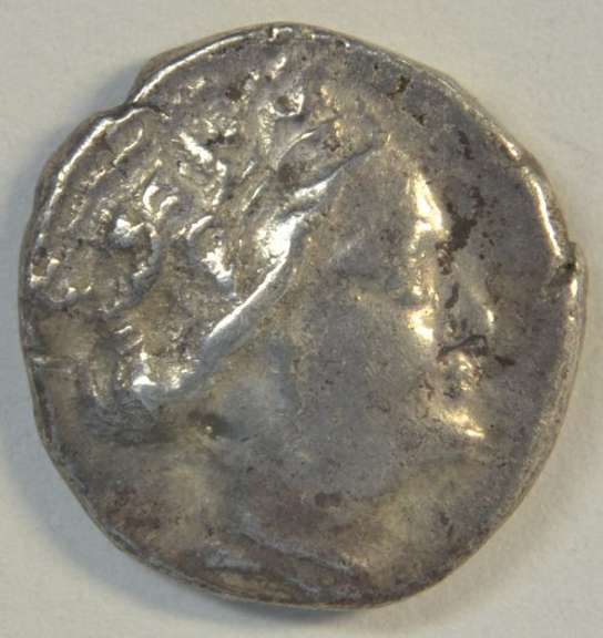 Near Mint Eubola, Histiaia Silver Ancient Tetrobol, 3rd Century BC