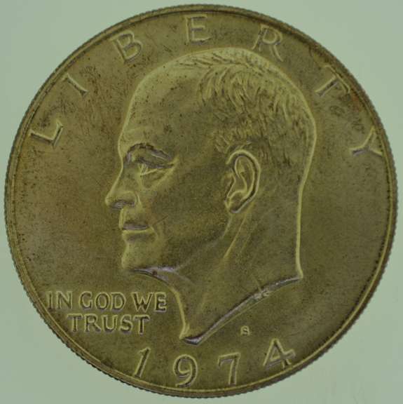 1974-S Eisenhower Dollar Silver $1 Coin
