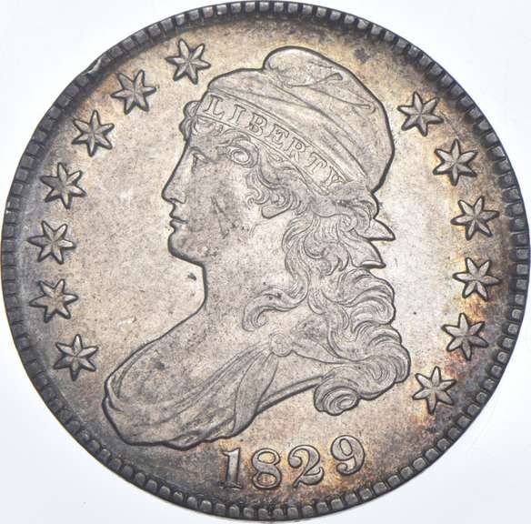 1829 Capped Bust Half Dollar