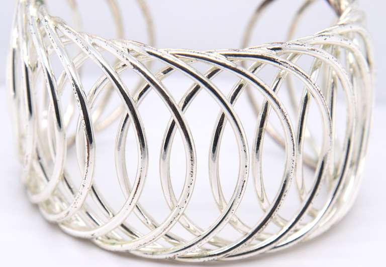 925 Sterling Silvr Wide Cuff Bangle