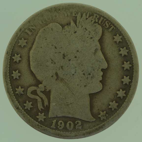 1902 Barber Half Dollar