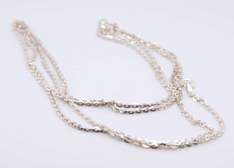 Italian Sterling Silver Chain Necklace