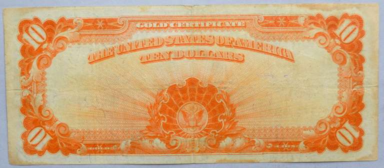 Higher Grade $10 1922 Gold Certificate