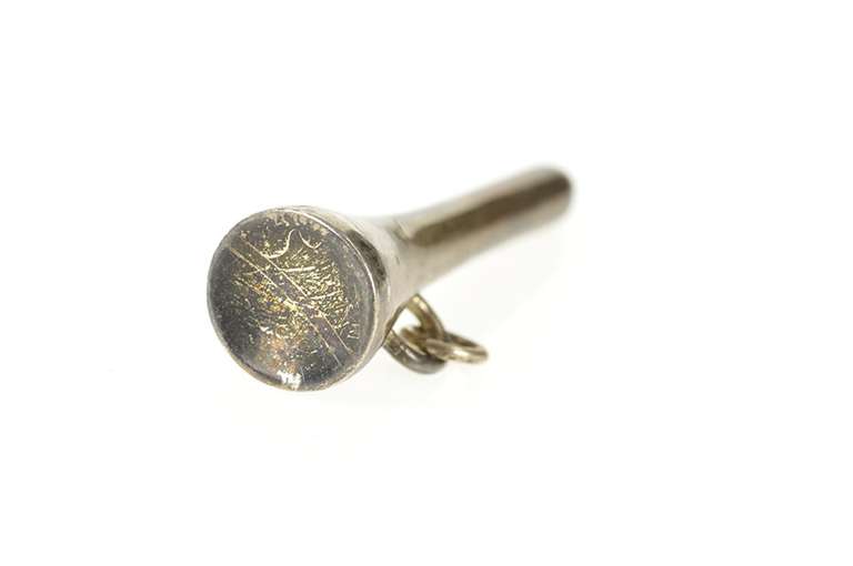 Sterling Silver 3D Ornate Solid Golf Tee Sportsman Charm/Pendant