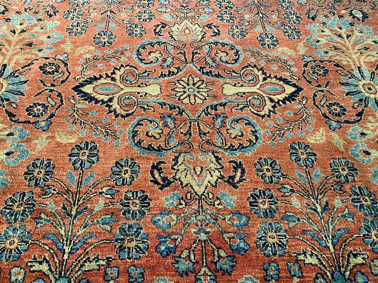 STUNNING PERSIAN SAROUK DESIGN RUG 10x13.6