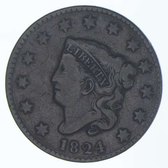 1824 Matron Head Large Cent